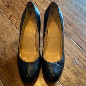 Christian Louboutin Simple Pump Black Leather